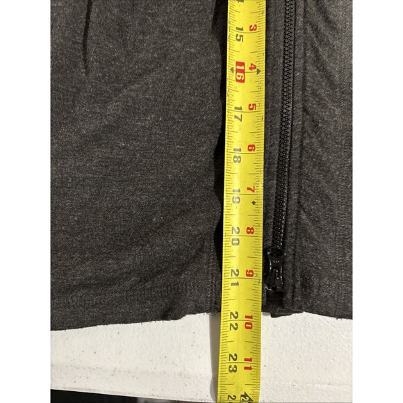 Eileen Fisher Womens Petite Mock Neck Full Zip Stretch Sweatshirt Gray see pics - Picture 15 of 16